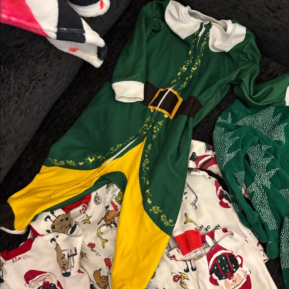 Boys 12mon Twin Christmas Pajama Bundle - Picture 7 of 7